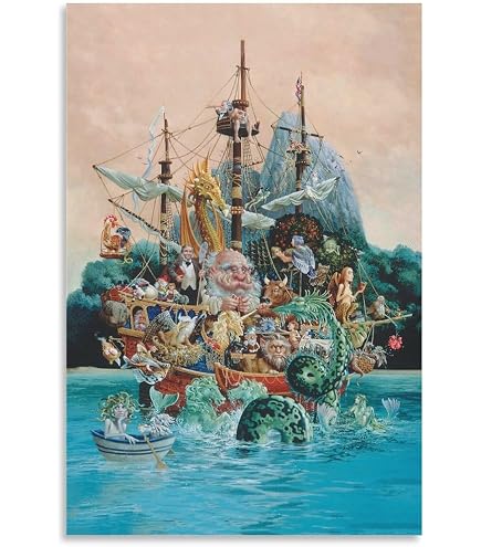 James Christensen The Ten Lepers Giclee Print - 8x14 Small Work Paper Art Biblical