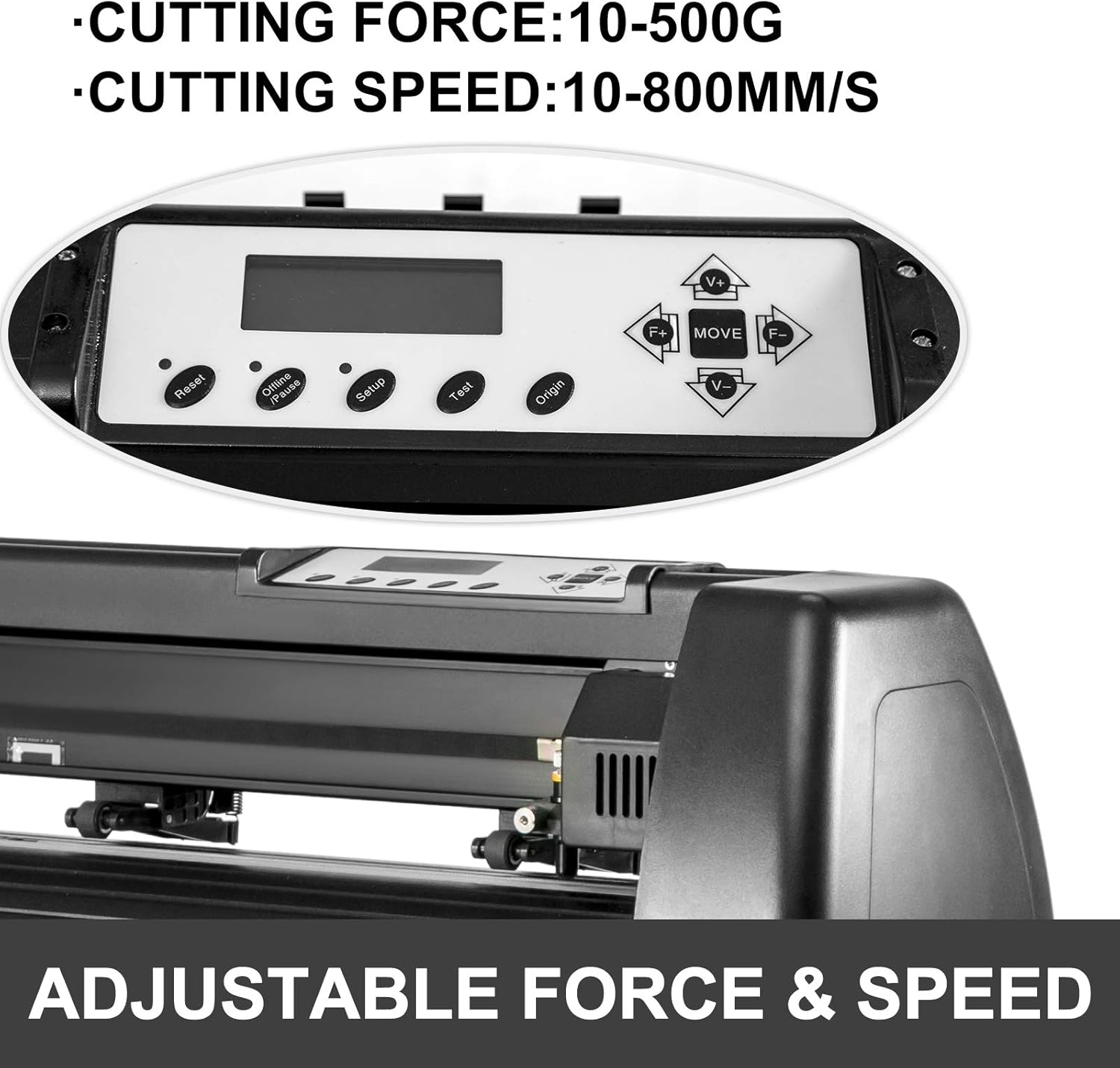 Mophorn Heat Press Machine 12x15 inch 5in1 T-Shirt Heat Press and Vinyl Cutter 34 inch Plotter Machine 870mm Paper Feed Vinyl Cutter Plotter: Electronics