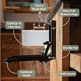 Denoffi Grizzly Living Can Crusher Wall Mounted 500ml 16oz Heavy Duty view 5