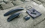 Mucky Nutz MugGuard Rear Mudguard Black for 26 27.5 29 wheels UK made view 7