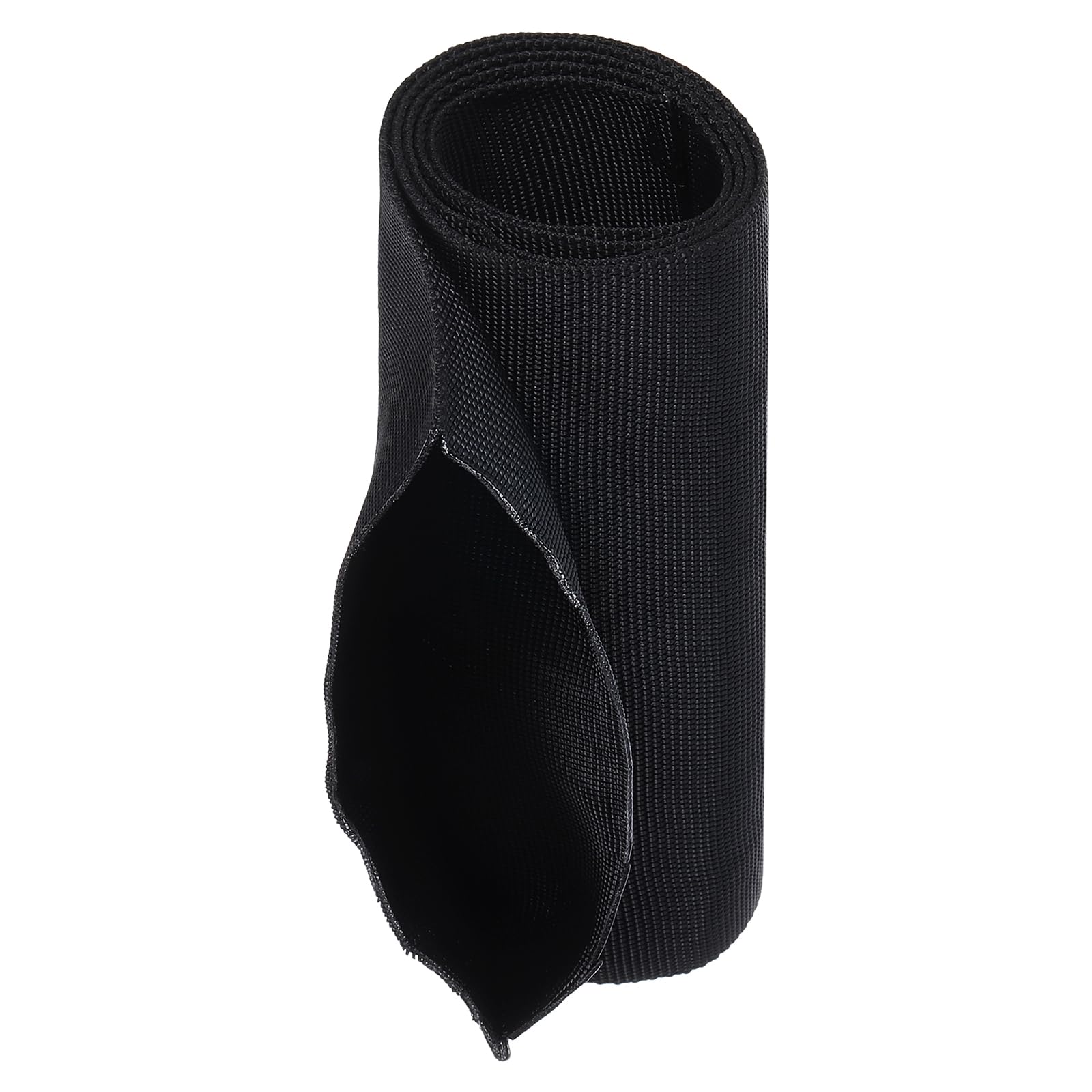 PATIKIL 4.3" Dia 3.3FT Nylon Protective Hose Sleeve, Cable Cover Sheath Protection for Welding Tig Torch Hydraulic Hose, Black