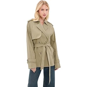 Lioness Women's Cropped Trencherous Coat