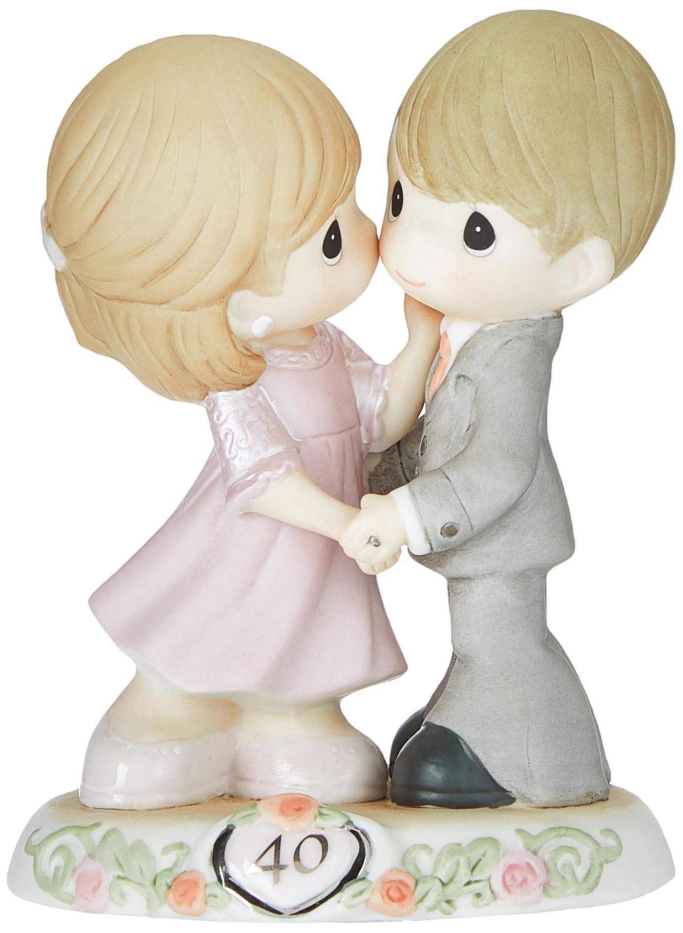 Precious Moments, Sweeter As The Years Go By – 40th Anniversary, Bisque Porcelain Figurine, 113008