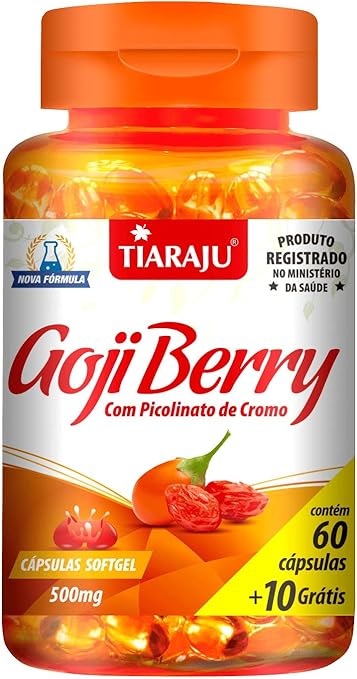 GOJI BERRY COM PICOLINATO 500mg 60+10 Cápsulas