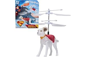 DC Comics, Superman Up in The Sky! Flying Krypto, RC Toys and Remote Control Toys for Kids, 7.5-Inch Hovering Superdog, for Ages 4 and Up