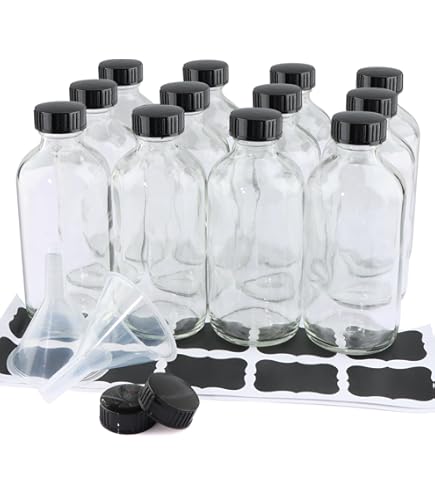 Nakpunar 12 Piezas Botellas De Frasco De Vidrio Con Tapa Neg | Envío Gratis