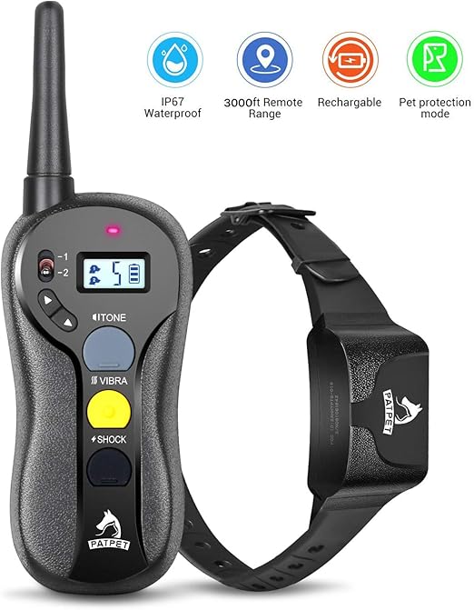 remote shock collar for large dogs