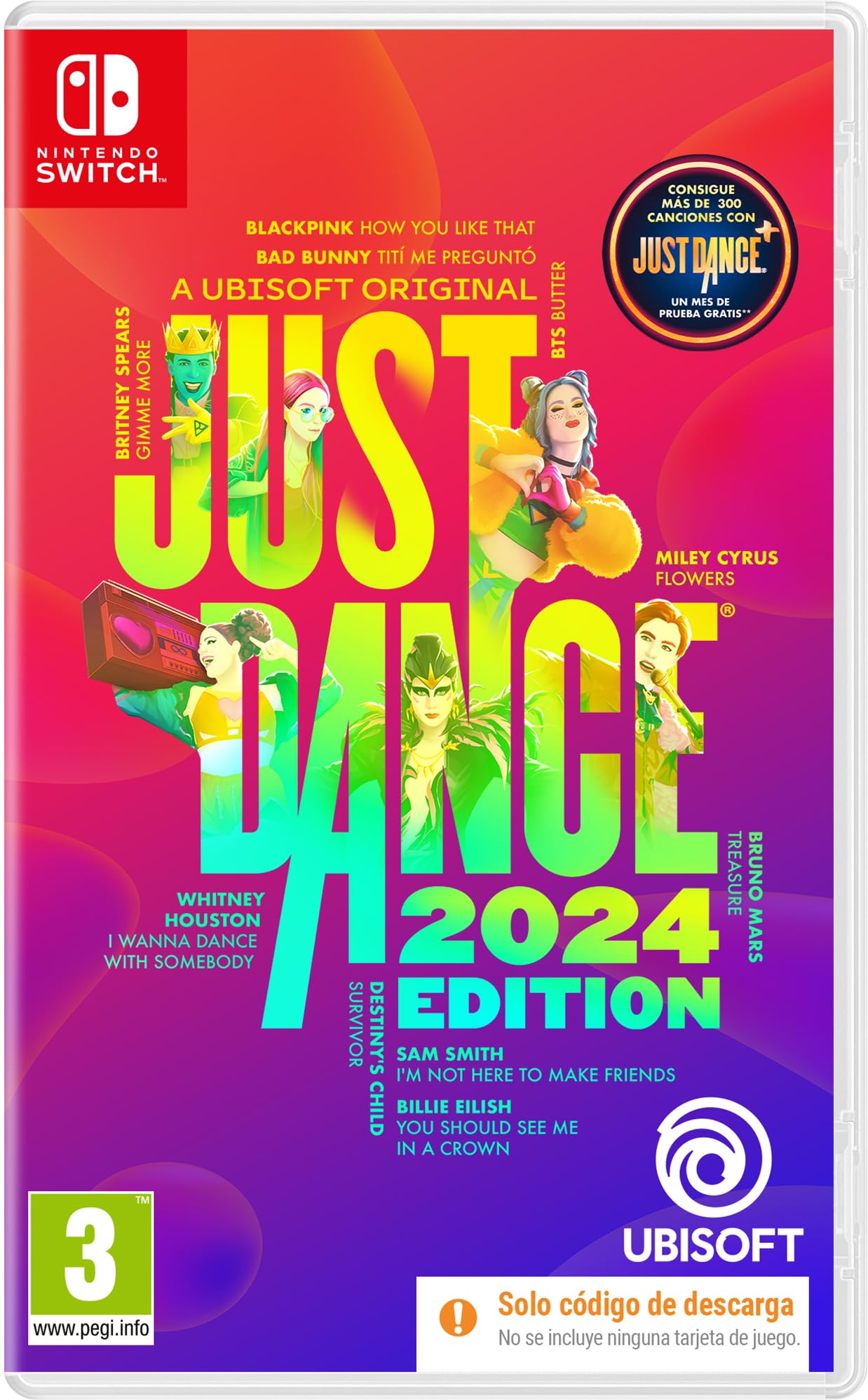 Juego para consola nintendo switch just dance 2024 edición código de descarga