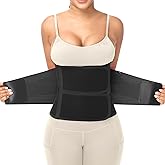 Kintarkee Waist Trainer for Women & Men - Sweat Belly Fat Trimmer Belt - Tummy Control Body Shaper & Back Support Sauna Suit