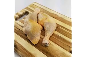 Hudson Valley Farms Pasture-Raised Heritage Chicken Whole Legs 4-Pack (1Lb Ea, 4Lbs Total) | Overnight Service | Free-Range Cage-Free | Uncooked Skin-On Drumstick + Thigh | No Hormones or Antibiotics