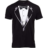 Tuxedo T-Shirt | Classic Party Humor Vintage Funny Tux Tee Joke Concert Festival Shirt for Men Women