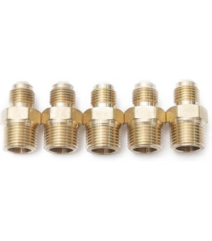 Raccords En Laiton 1/8" Mâle X 6 Mm (5 Pièces) - Pour Durites Air, Eau, Huile - LTWFITTING - 3