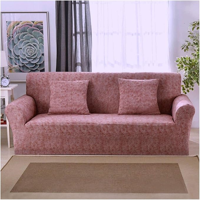 JHLD Stretch Sofa Cover, Printed Polyester Couch Cover Soft Elastic