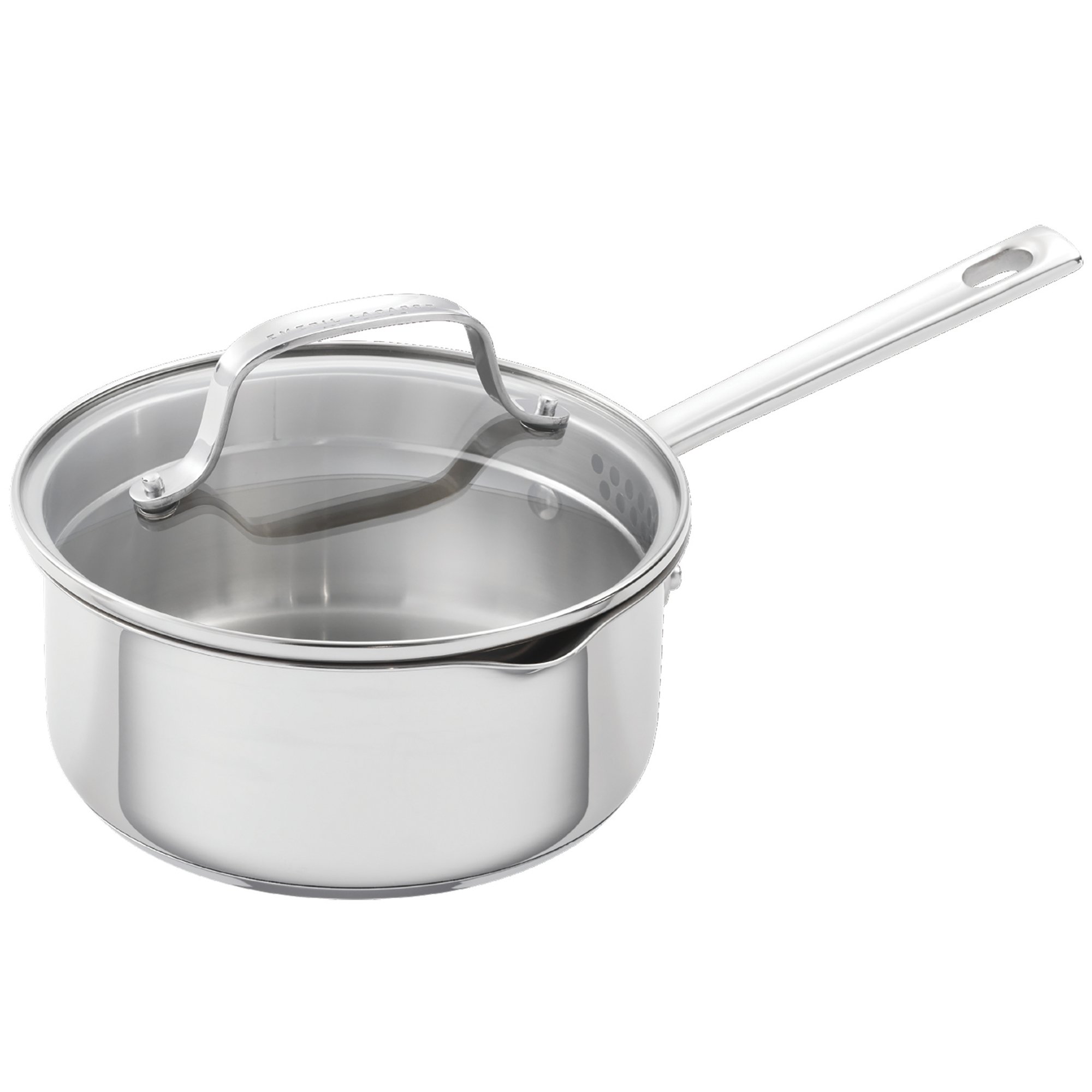 Emeril Lagasse 62955 Stainless Steel Saucepan, 2Quart, Silver