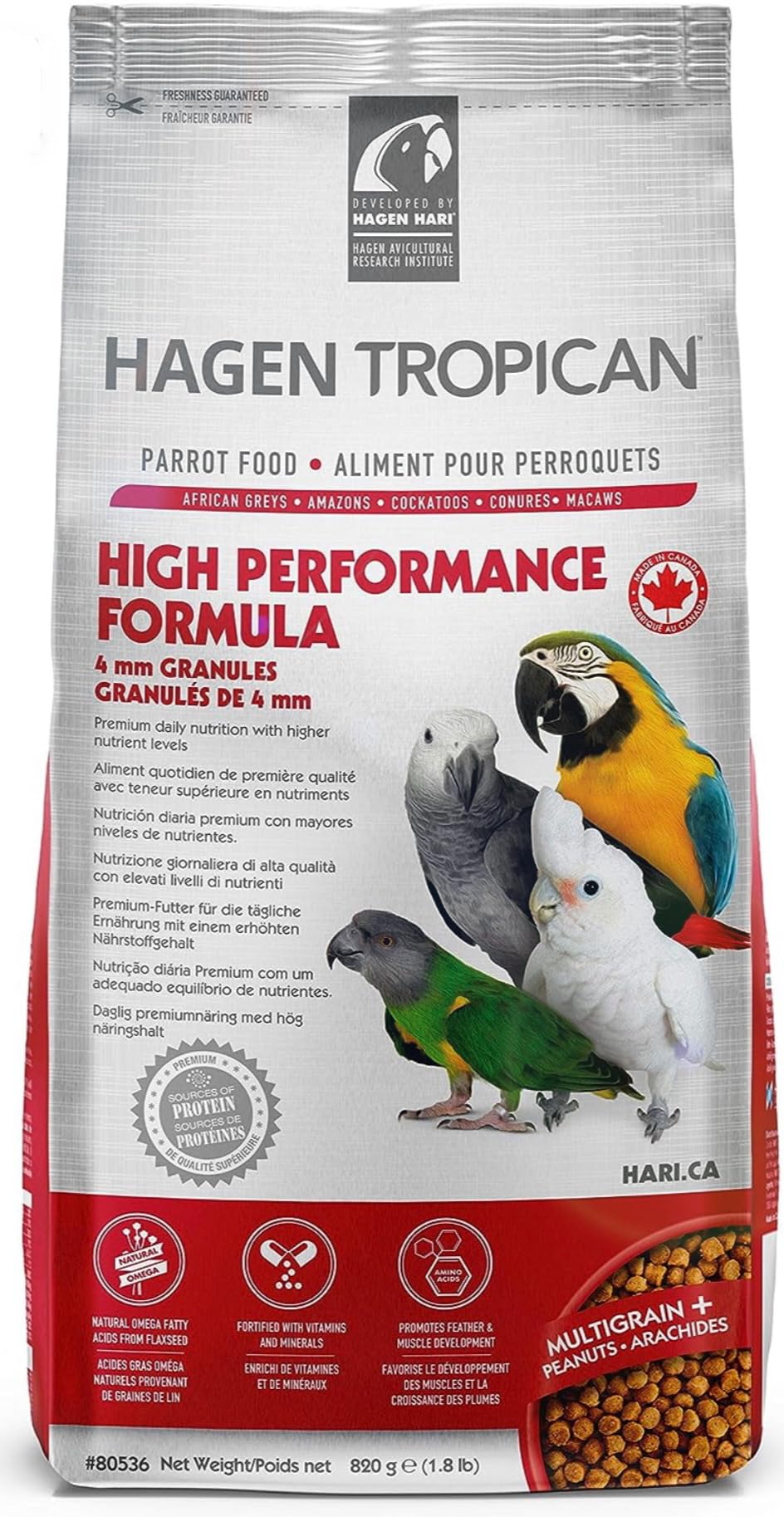Hari Tropican High Performance Granules, 820 g