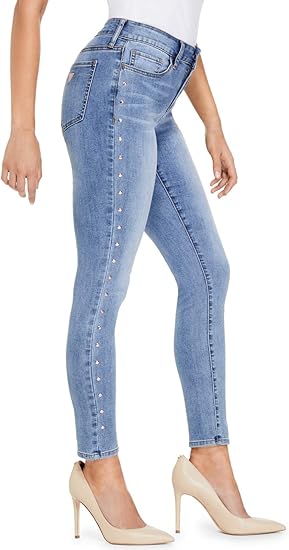 guess studded jeans