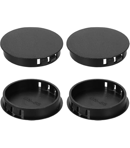 Heyco 1-1/4" Black Nylon Hole Plugs - Pack Of 100 For Panel Protection