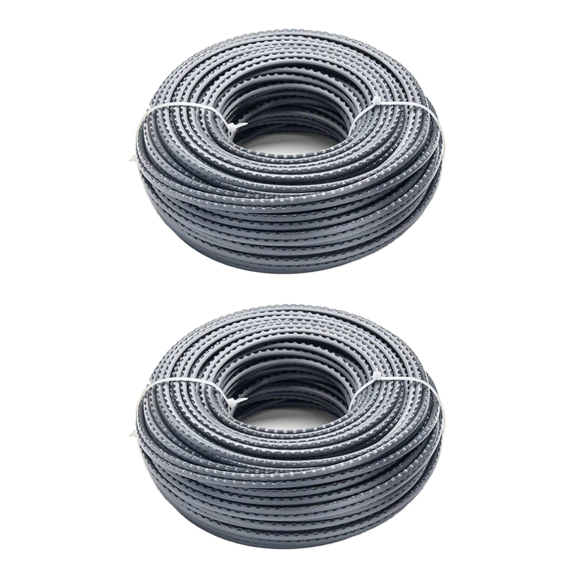 Photo 1 of konkoke Sawtooth 120 Trimmer Line, Grass Trimmer Line,Heavy Duty Commercial Round Weed Eater String,2pcs Commercial 3.0 mm/.120" Weed Eater String,(0.26LB.120 x15m*2pcs, Black Sawtooth)