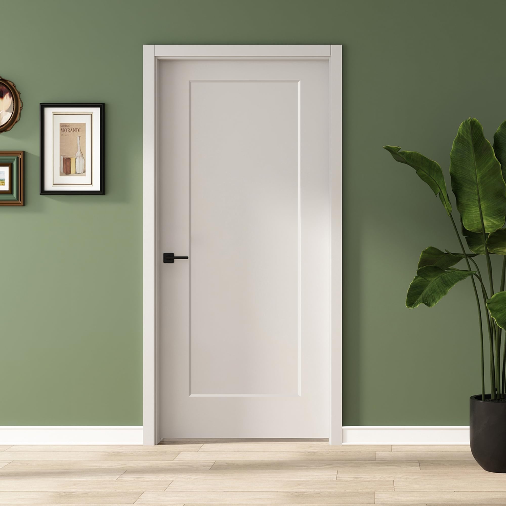 Photo 1 of BARNSMITH 36x80 in 1-Panel White Primed Molded Door Slab, Shaker Style Paintable Hollow Core Interior Door Panel, for Pocket, Swing, Sliding Door, Durable and Lightweight, No Assembly Required
DAMAGED DOOR