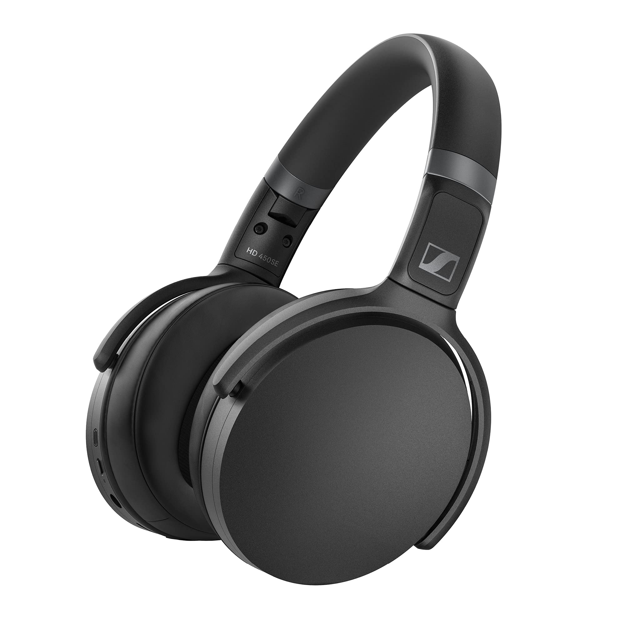 Sennheiser HD 450SE Wireless Headphones with Voice Assistant Integration, Bluetooth 5.0 and Active Noise Cancelling [Amazon Exclusive], Black