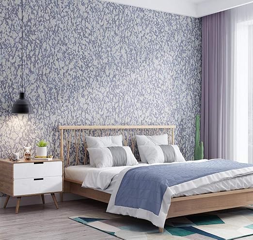 Mediterrane Tapete Nordischer Stil Vlies Moderne Minimalistische Wohnzimmer Schlafzimmer Blaue Kieselalge Schlamm Tapete Ins Wind 0 53mx10m Hellgrau Amazon De Baumarkt