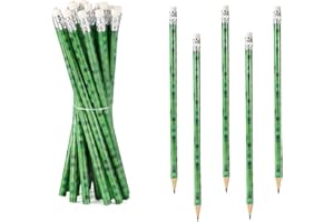 SAVITA 20pcs Pixel Pencils, Pixel Theme Party Supplies Wooden Pencils with Eraser Classroom Stationery Prizes Birthday Party Favors Supplies for Kids Boys School Office