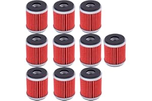 Vkinman 10Pcs 1S4-E3440-00 HF140 Oil Filters, Replacement for Yamaha YFZ450R 2009-2024 YZ450F WR250F WR450F 2009-2025, Replac