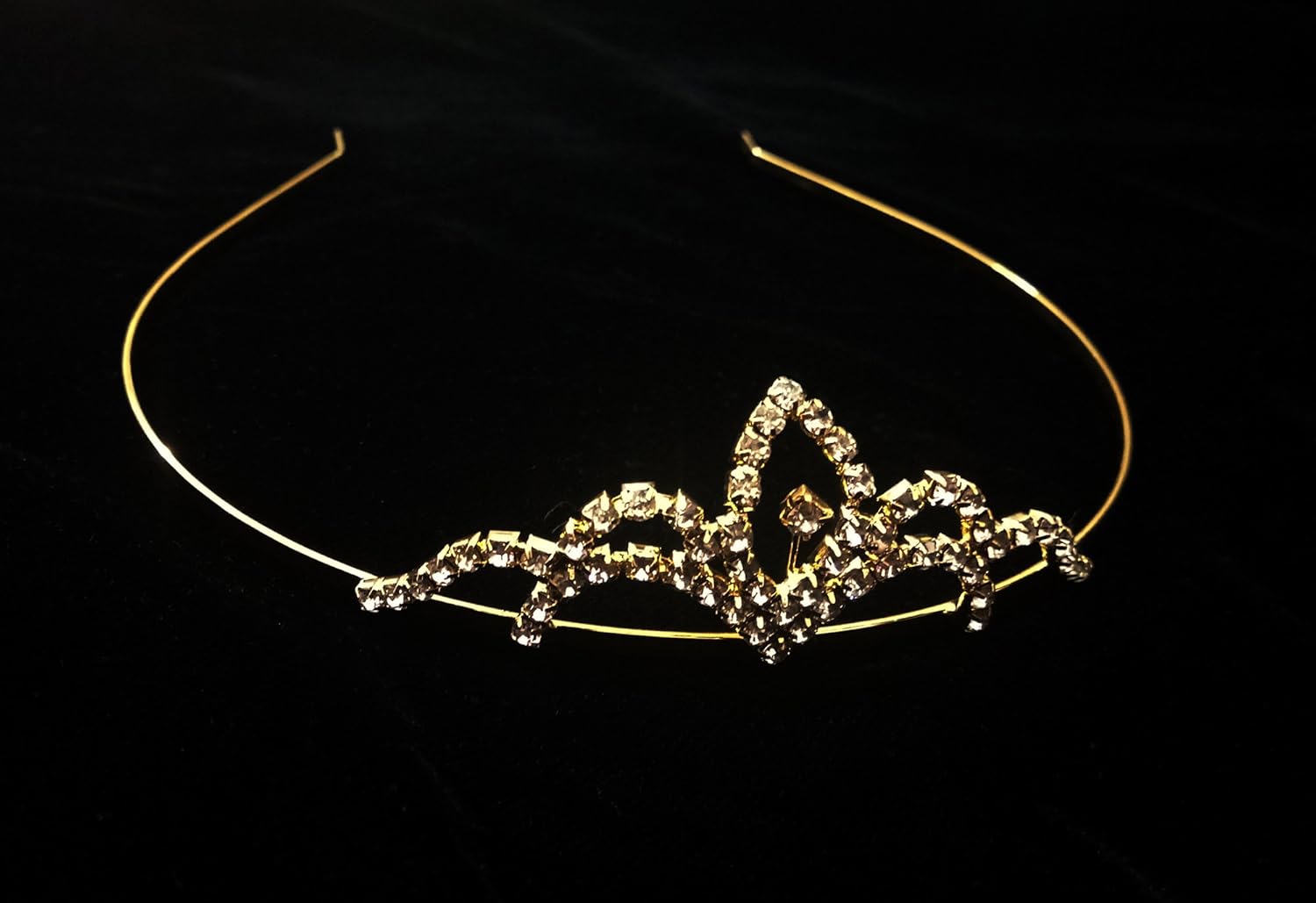 foreignholics rhinestone hair band (golden,hg33)