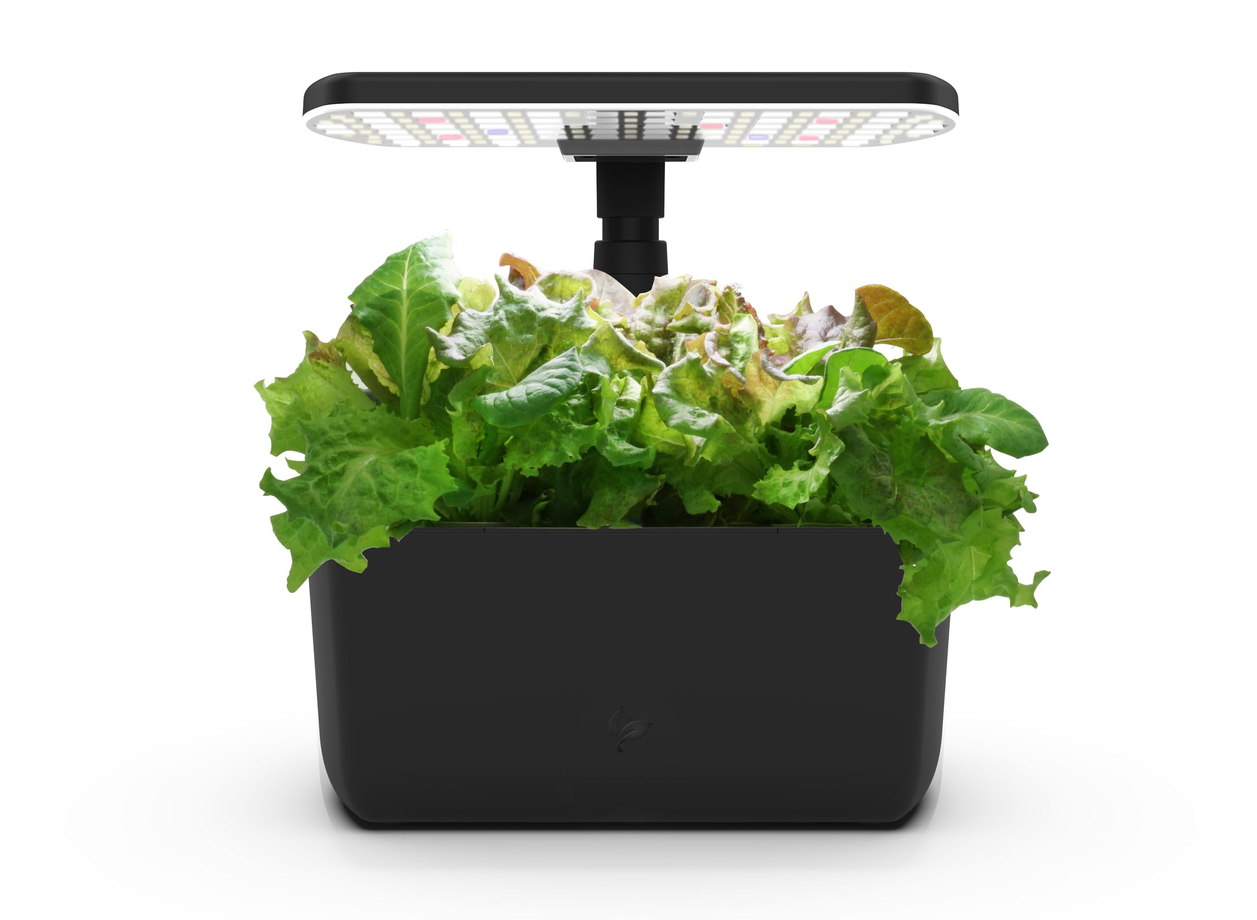 Photo 1 of AeroGarden Harvest Lite, Indoor Garden Hydroponic System with LED Grow Light, Holds up to 6 AeroGarden Pods, Black