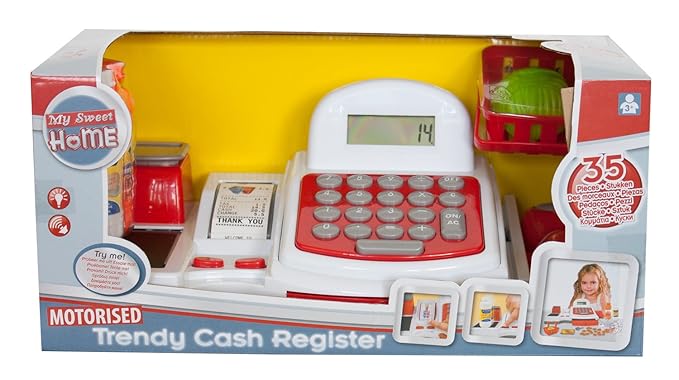 My Sweet Home 8016275N - Kinderregistrierkasse mit Licht, Sound und Zubehör