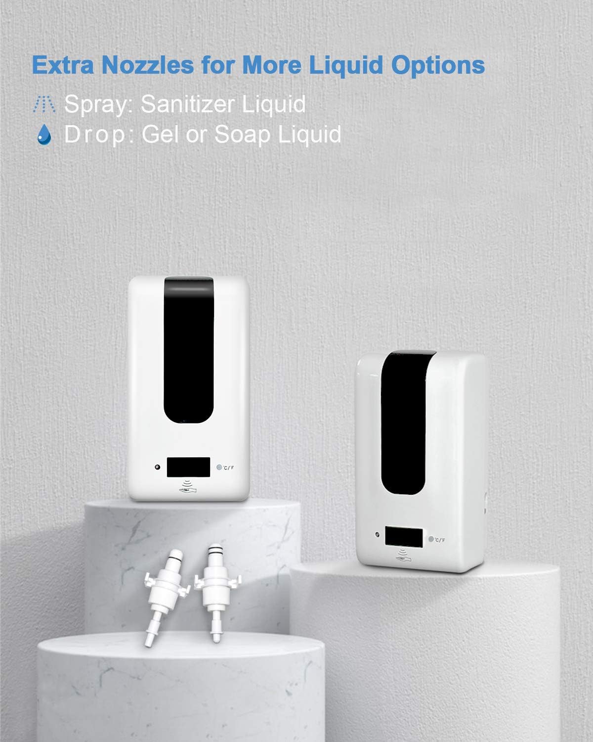 Yidax Automatic Hand Sanitizer Dispenser with Thermometer on Stand, Touchless Sanitizing Station with Temperature Measurement, Perfect for Home, Office, School and Commercial Industrial Public Areas: Home & Kitchen
