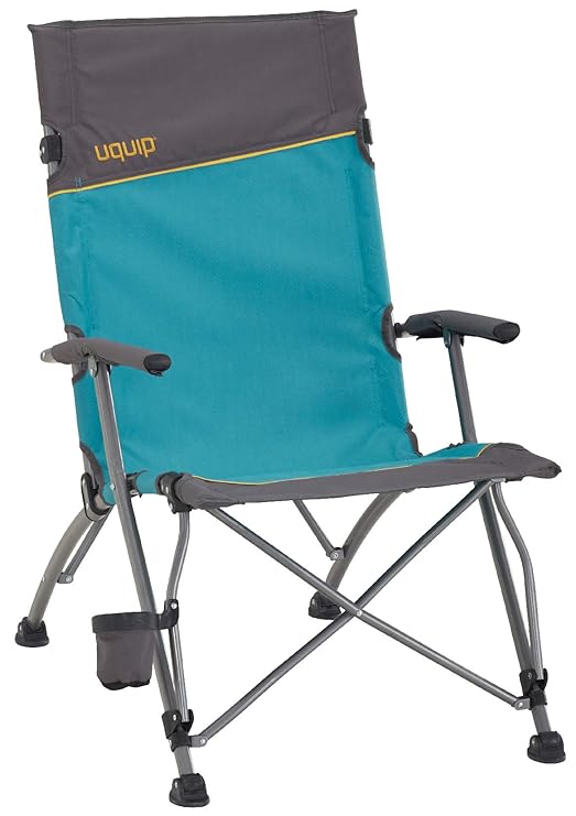 Uquip Sidney Campingstuhl - Lounge-Charakter, hohe Rückenlehne, bis 120 kg
