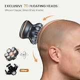 MAXGROOM Head Shavers for Men 7D Waterproof Electric Razor 7D Floating Heads view 2
