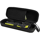 ZORETCO Hard Travel Carrying Case for Hybrid Electric Trimmer and Shaver, Portable Organizer Storage Bag for QP2520, QP2530, QP2620, QP2630- Black
