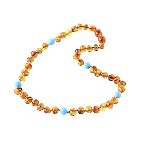 amazon amber teething necklace