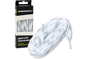 Winnwell Waxed Hockey Skate Laces - Ice Hockey & Roller Blade Skates Laces, Multiple Lace