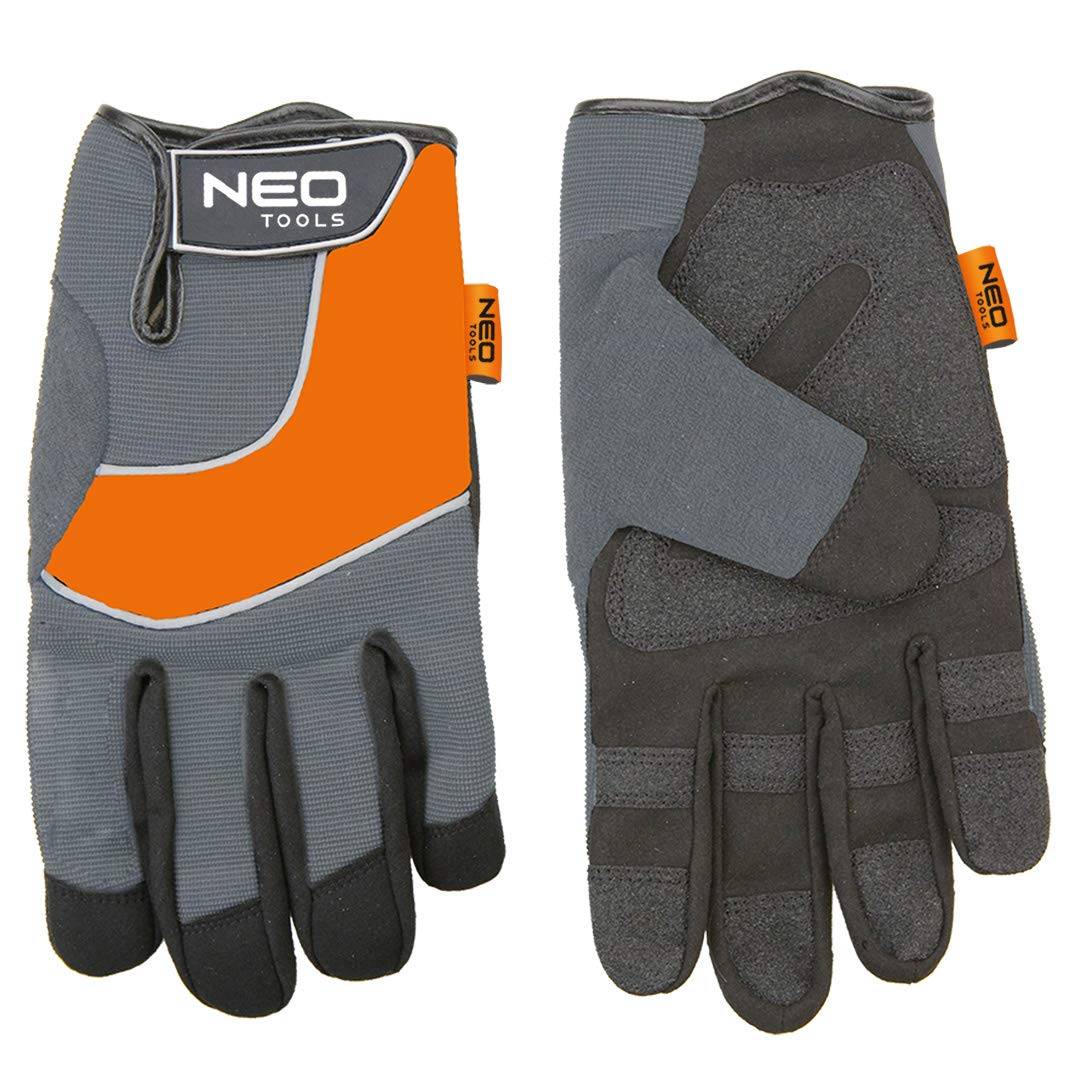 NEO 97-605 10-Inch Leather PVC Working Gloves