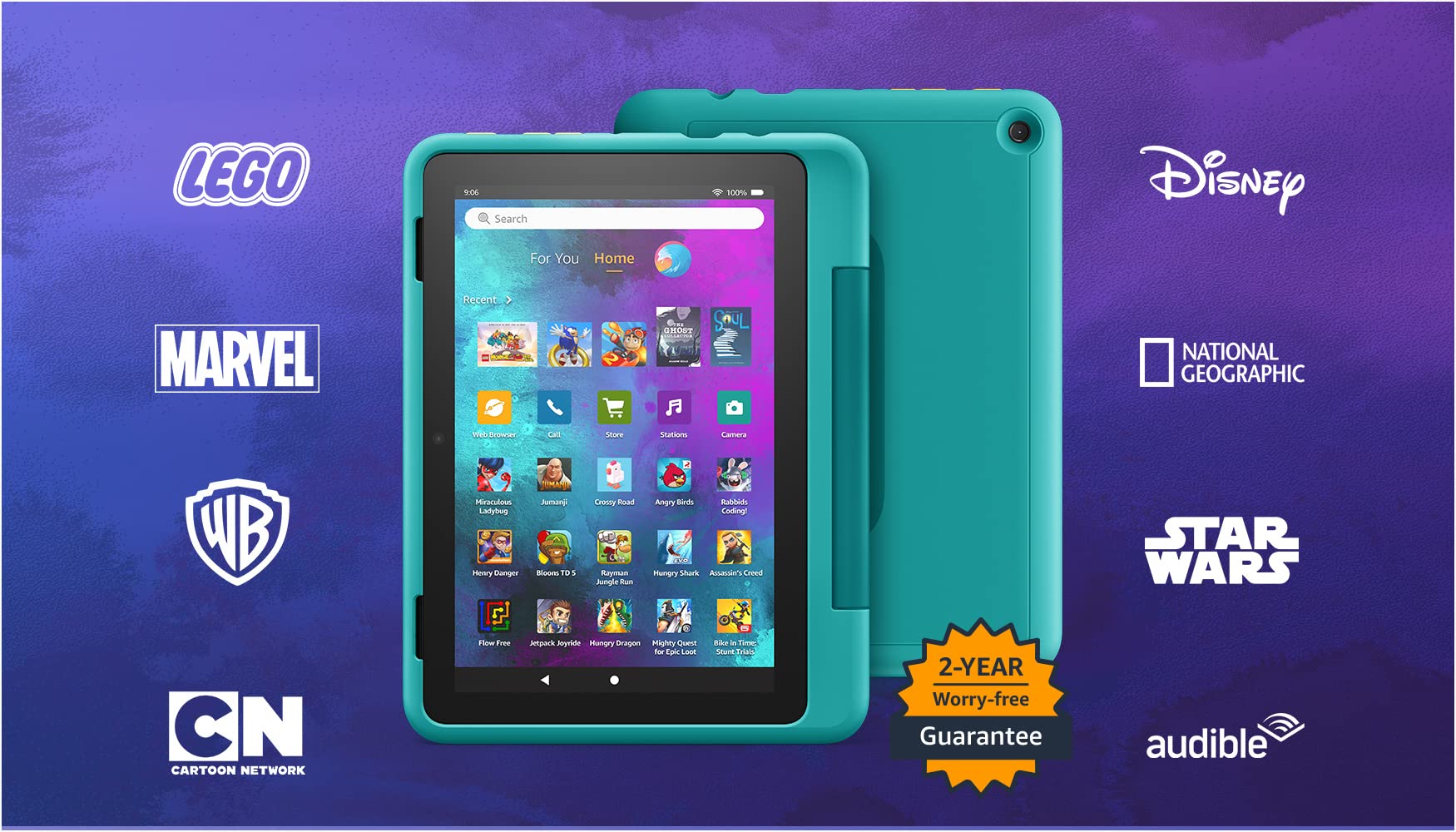 Amazon Fire HD 8 Kids Pro tablet- 2022, ages 6-12 | 8