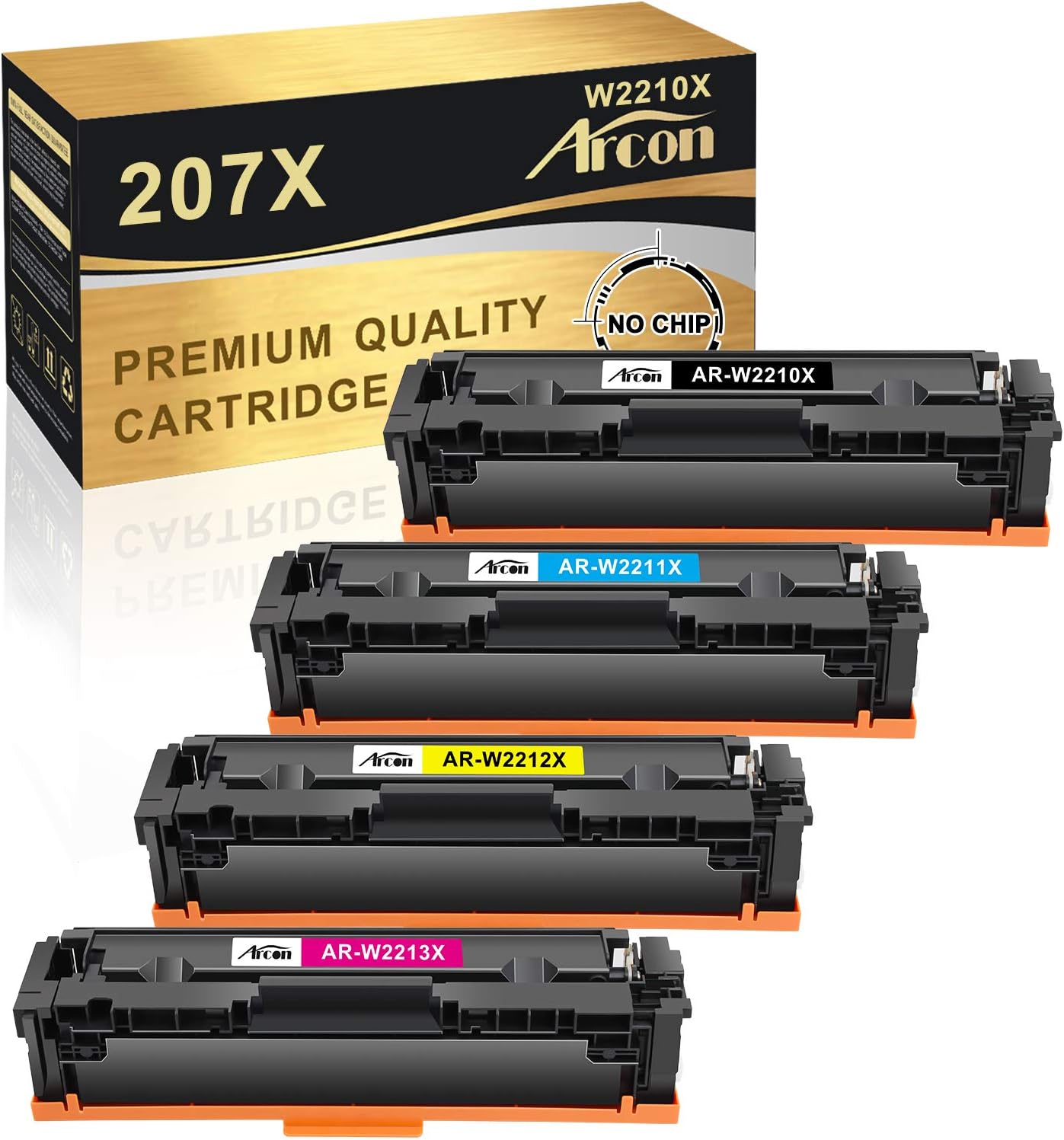 Arcon Compatible Toner Cartridge Replacement for Canon 054 054H Cartridge 054 for Canon Color imageCLASS LBP620 MF642Cdw MF640C MF642Cdw MF644Cdw LBP622Cdw Canon LBP620 MF642Cdw Printer Toner-4 Pack