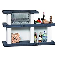  Maxima Grillkamin schwarz XXL Grilloven Garten 