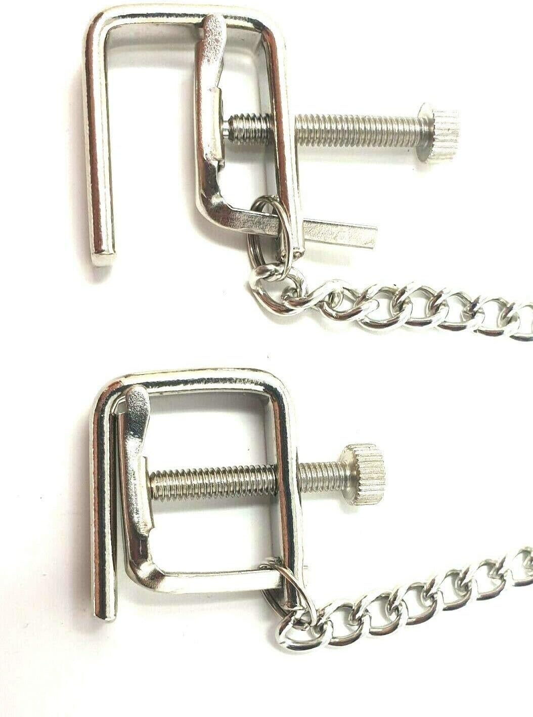 The Bondage Locker Gimp Fetish Slave Steel Nipple Clamps Toys, Mixed - Image 5
