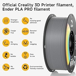 Official Creality PLA Filament Pro Grey, 1.75mm 3D
