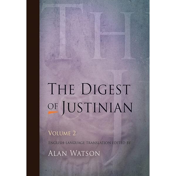 Amazon.com: The Digest of Justinian, Volume 1: 9780812220339
