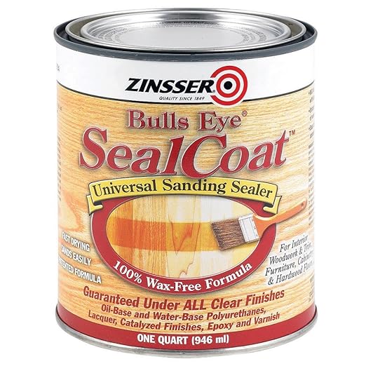1 Quart Zinsser Bullseye SealCoat by Rockler Amazon.co.uk DIY & Tools