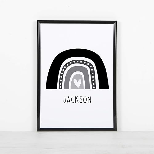 Personalised Rainbow Print Abstract Rainbow Nursery Print Monochrome Nursery Decor A5 A4 Or A3 Print Unframed Amazon Co Uk Handmade Are you searching for rainbow png images or vector? amazon co uk