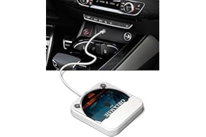 ENVYCLOUD Portable Car CD Player with USB/AUX Port,External CD Player Compatible with Car Radio Stereo, Laptop, TV, Computer,Universal for Vehicle, White