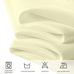 8 Pack Beige Table Cloth 60x126 Inch Rectangle
