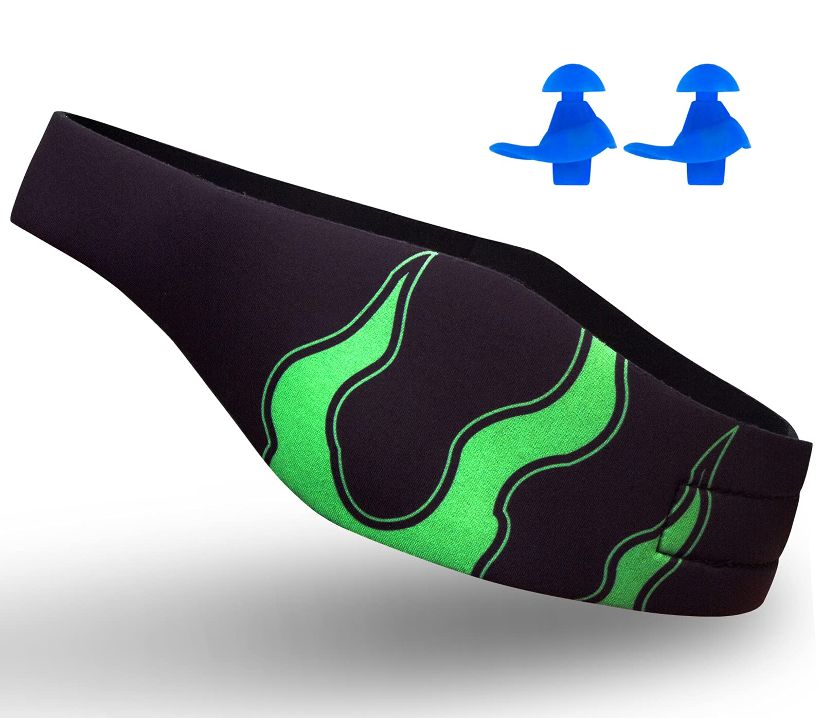 Lightening Swimming Headband - Designed to Help Prevent Swimmer's Ears - Ears and Ear Protectors - Prevents Water Penetration and Keeps Ear Plugs