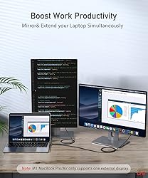 uni USB C to DisplayPort Cable for Home Office
