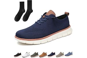 Comfofeet Ultra Comfortable Orthopedic Shoes, Men Walking Shoes Breathable Mesh Sneakers Non Slip Comfortable,Navy,10